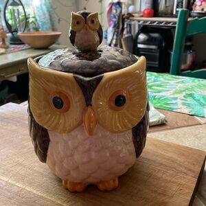 Vintage Owl Cookie Jar